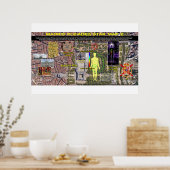 Madrid Pleiades Pattern 2 Poster (Keuken)