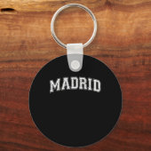 Madrid Populous City Capital of Spain Sleutelhanger (Voorkant)