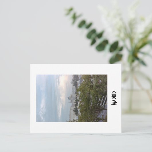 Madrid Postcard Briefkaart (Staand voorkant)