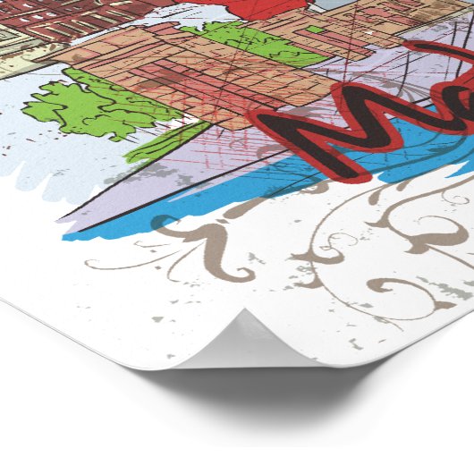 Madrid Poster (Hoek)