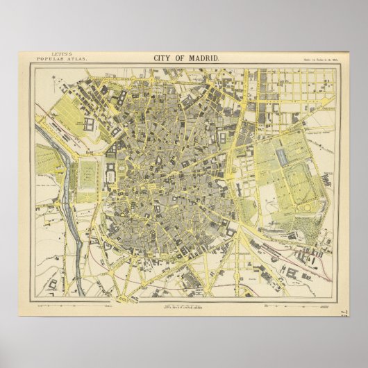 Madrid Poster (Voorkant)