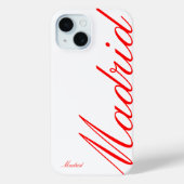 Madrid - prachtige iPhone Case (Achterkant)