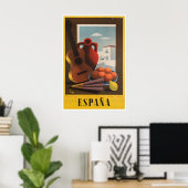 Madrid Reisposter Spanje Kunst Spaanse Print (Thuiskantoor)
