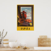 Madrid Reisposter Spanje Kunst Spaanse Print (Keuken)