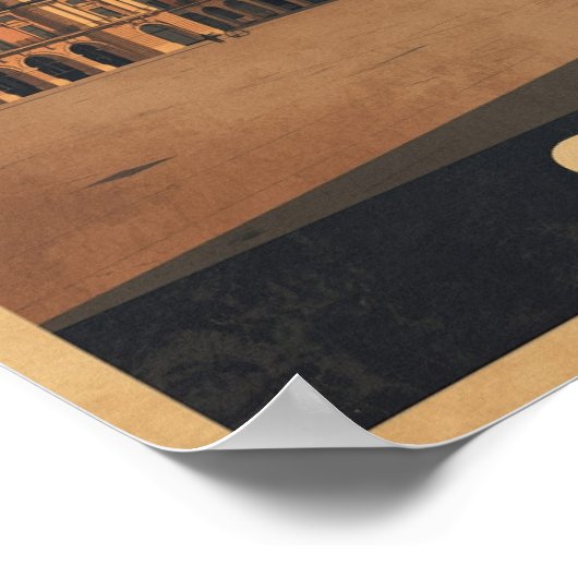  Madrid Reizen Poster (Hoek)