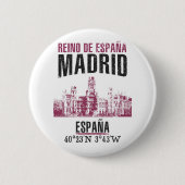 Madrid Ronde Button 5,7 Cm (Voorkant)