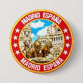 Madrid Ronde Button 7,6 Cm (Voorkant)