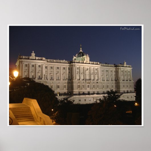 Madrid Royal Palace Poster (Voorkant)