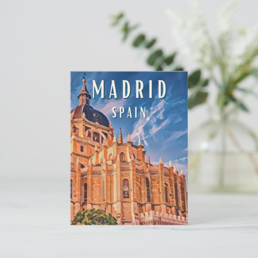 Madrid, Spaanse gastronomie Briefkaart (Staand voorkant)