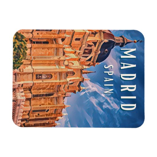 Madrid, Spaanse gastronomie Magneet (Horizontaal)