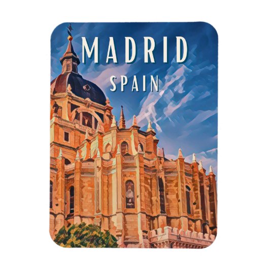 Madrid, Spaanse gastronomie Magneet (Verticaal)