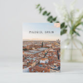 Madrid Spain Aerial Cityscape (Vertical) Travel  Briefkaart (Staand voorkant)