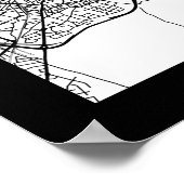 Madrid Spain Map Poster (Hoek)