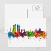 Madrid Spain Skyline Briefkaart (Voorkant / Achterkant)