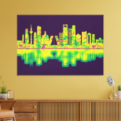 Madrid Spain Skyline Canvas Afdruk (Insitu (Woonkamer))