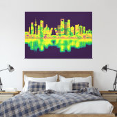 Madrid Spain Skyline Canvas Afdruk (Insitu (Slaapkamer))
