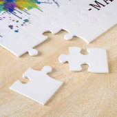 Madrid Spain Skyline Legpuzzel (Zijkant)