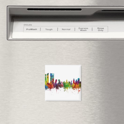 Madrid Spain Skyline Magneet (Insitu (Vaatwasser))