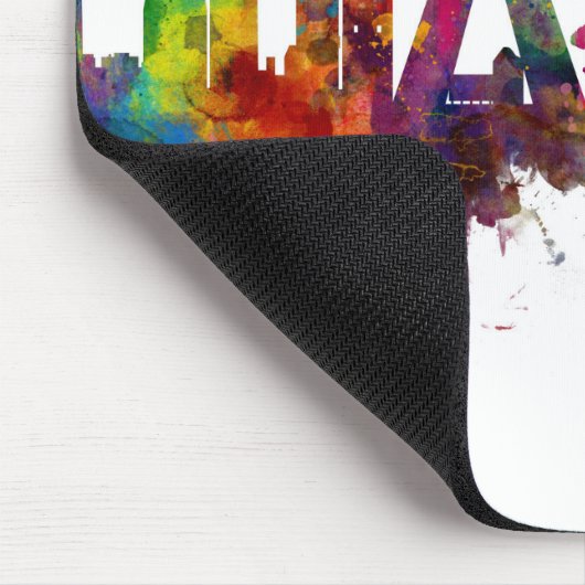 Madrid Spain Skyline Muismat (Hoek)