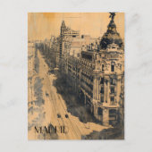 Madrid Spain Travel Briefkaart (Voorkant)