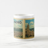Madrid Spain Vintage Travel Koffiemok (Center)