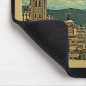 Madrid Spain Vintage Travel Muismat (Hoek)