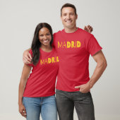 Madrid Spanish city typography logo design. T-shirt (Unisex)