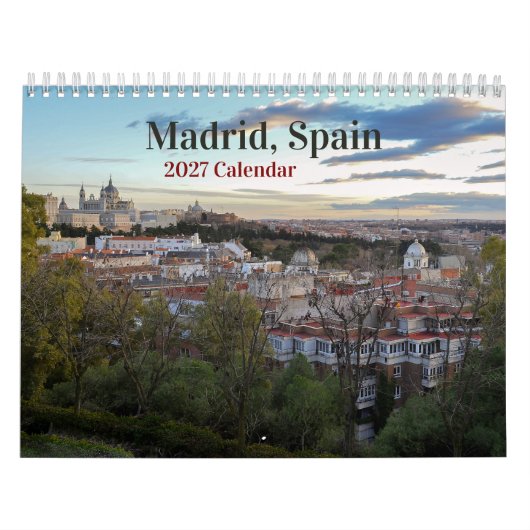 Madrid Spanje 2027 Agenda Kalender (Hoes)