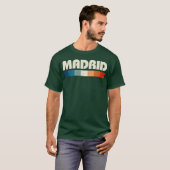 Madrid Spanje 80S meisje T-shirt (Voorkant volledig)