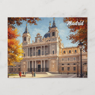 Madrid Spanje Almudena Reizen Briefkaart