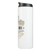 Madrid Spanje Art Deco Souvenir Aesthethetic Thermosbeker (Geroteerd rechts)