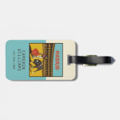 Madrid, Spanje Bagagelabel (Achterkant horizontaal)