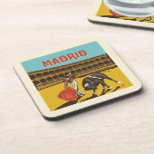 Madrid, Spanje Bier Onderzetter (Linkerzijde)