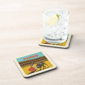 Madrid, Spanje Bier Onderzetter (Rechterzijde)