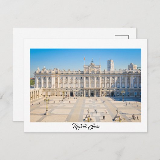 Madrid, Spanje Briefkaart (Voorkant / Achterkant)