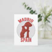 Madrid Spanje Briefkaart (Staand voorkant)