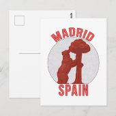 Madrid Spanje Briefkaart (Voorkant / Achterkant)