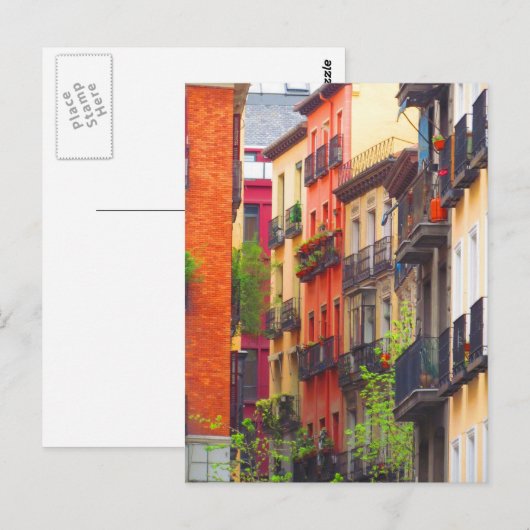 Madrid, Spanje Briefkaart (Voorkant / Achterkant)