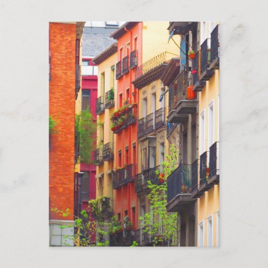 Madrid, Spanje Briefkaart (Voorkant)
