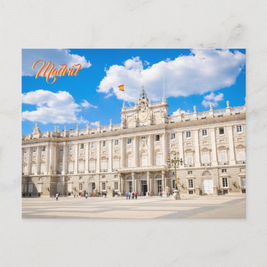 Madrid, Spanje Briefkaart (Voorkant)