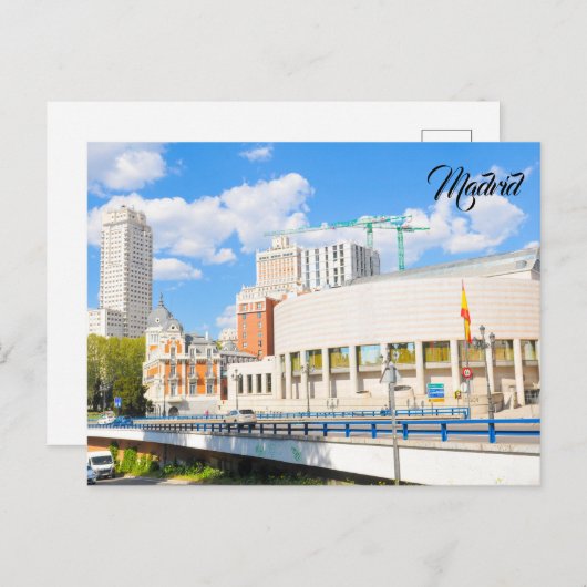 Madrid, Spanje Briefkaart (Voorkant / Achterkant)