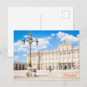 Madrid, Spanje Briefkaart (Voorkant / Achterkant)