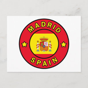 Madrid Spanje Briefkaart