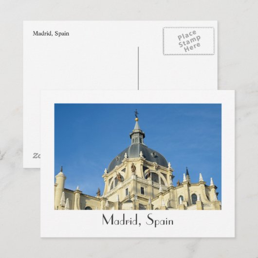 Madrid, Spanje Briefkaart (Voorkant / Achterkant)