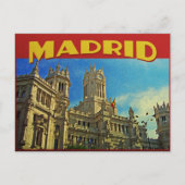 Madrid Spanje Briefkaart (Voorkant)