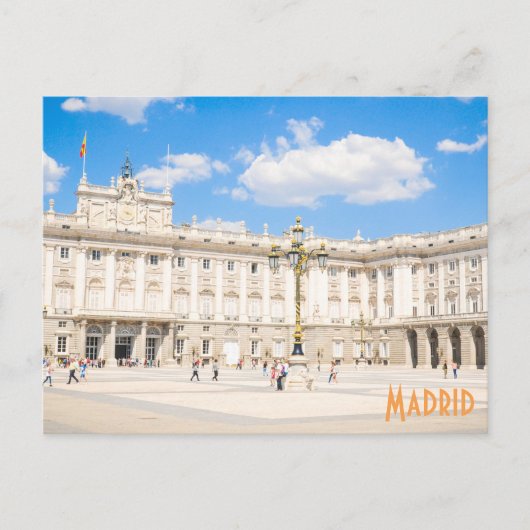 Madrid, Spanje Briefkaart (Voorkant)
