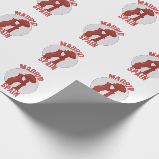 Madrid Spanje Cadeaupapier (Hoek)