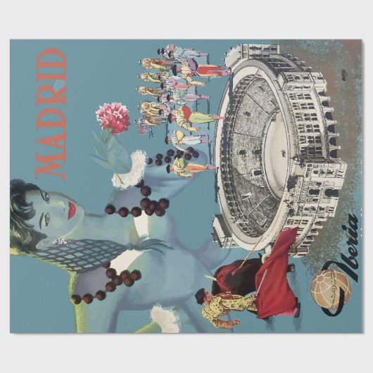  Madrid Spanje Cadeaupapier (Vlak)