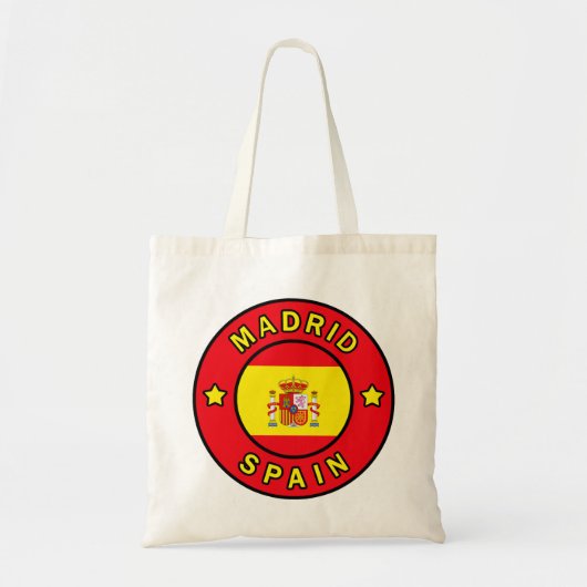 Madrid Spanje canvas tas (Voorkant)