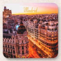 Madrid Spanje Capitol City Skyline